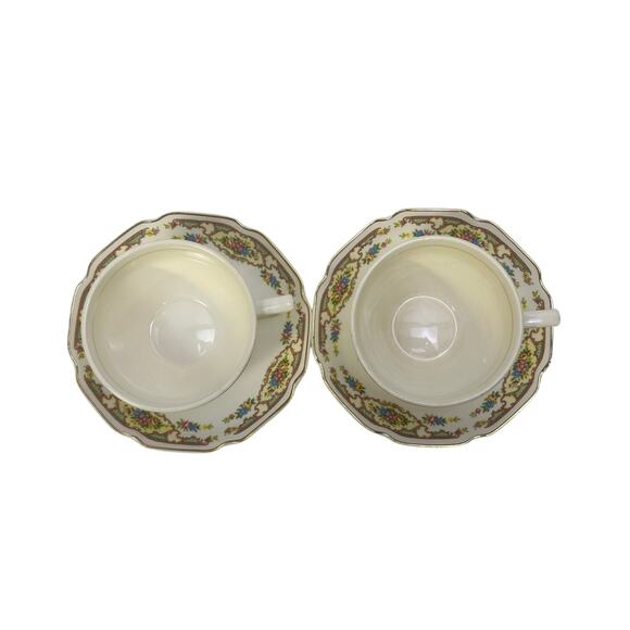 Mount Clemens Pottery 'Mildred' Vintage 1930's Cup and Saucer Set of 2-Excellent - Picture 6 of 8